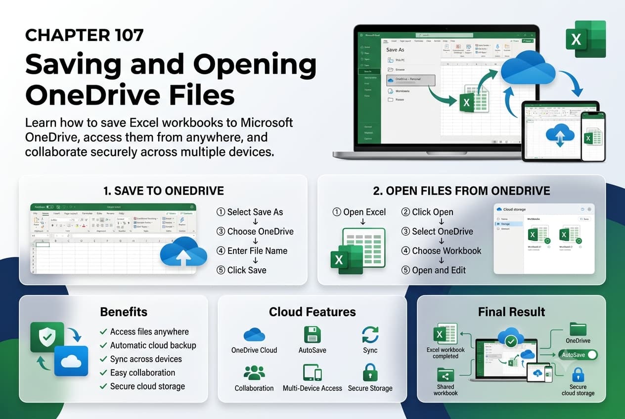 Chapter 107: Saving and Opening OneDrive Files