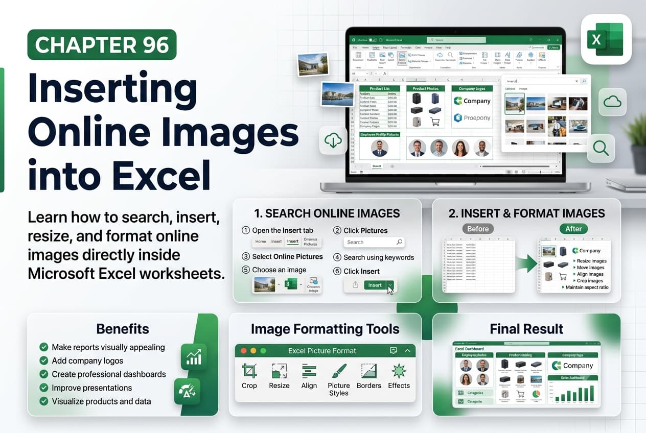 Chapter 96: Inserting Online Images into Excel