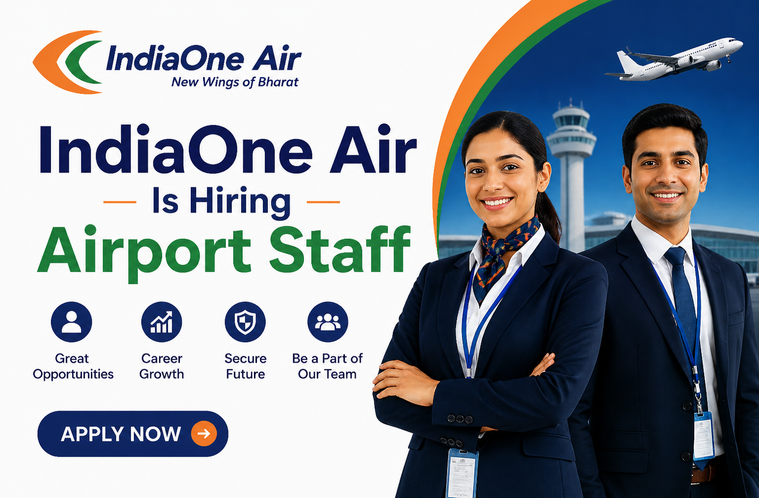 IndiaOne Air Is Hiring Airport Staff