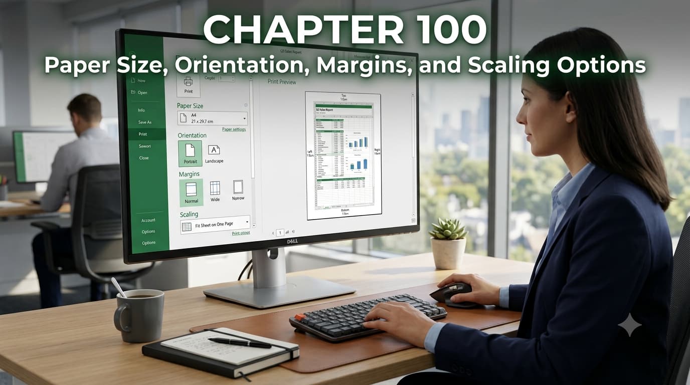 Chapter 100: Paper Size, Orientation, Margins, and Scaling Options